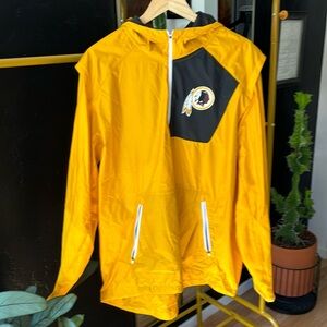 Yellow NFL Redskins Pullover Windbreaker (226)